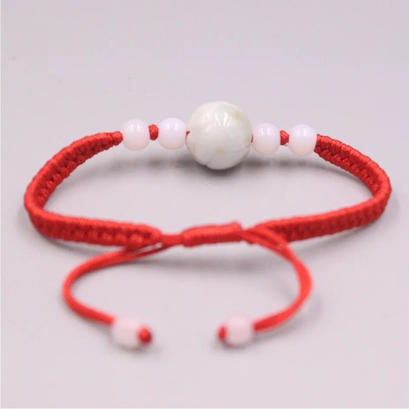 💖 Jade Macrame Bracelet 7”-8” adjustable NEW - Picture 2 of 5